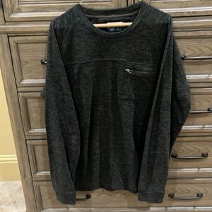 Men's Brown/Black Long Sleeve Shirt